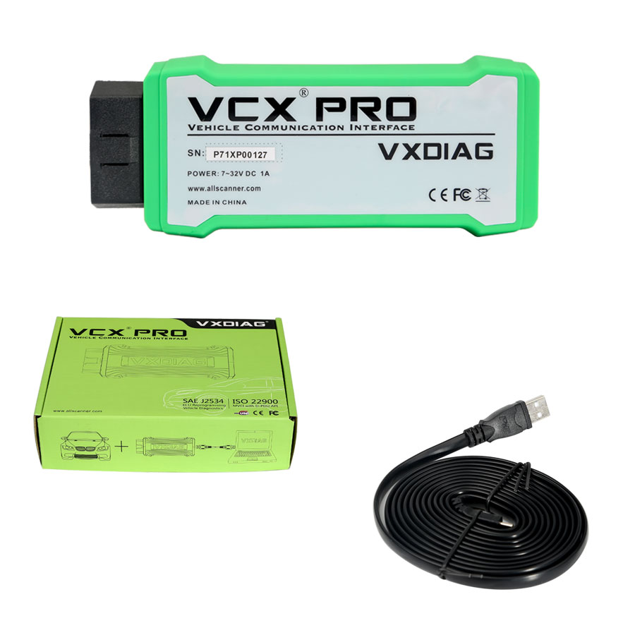 VXDIAG VCX NANO Pro For GM /FORD /MAZDA /VW /HONDA /VOLVO /TOYOTA /JLR 7 -in -1 Auto OBD2 Diagnóstico