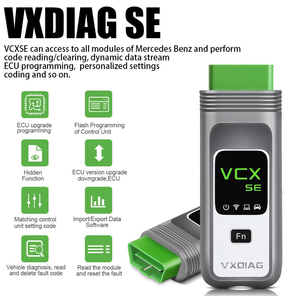  VXDIAG VCX SE for Benz V2022.12 Support Offline Coding and Doip Open Donet License for Free