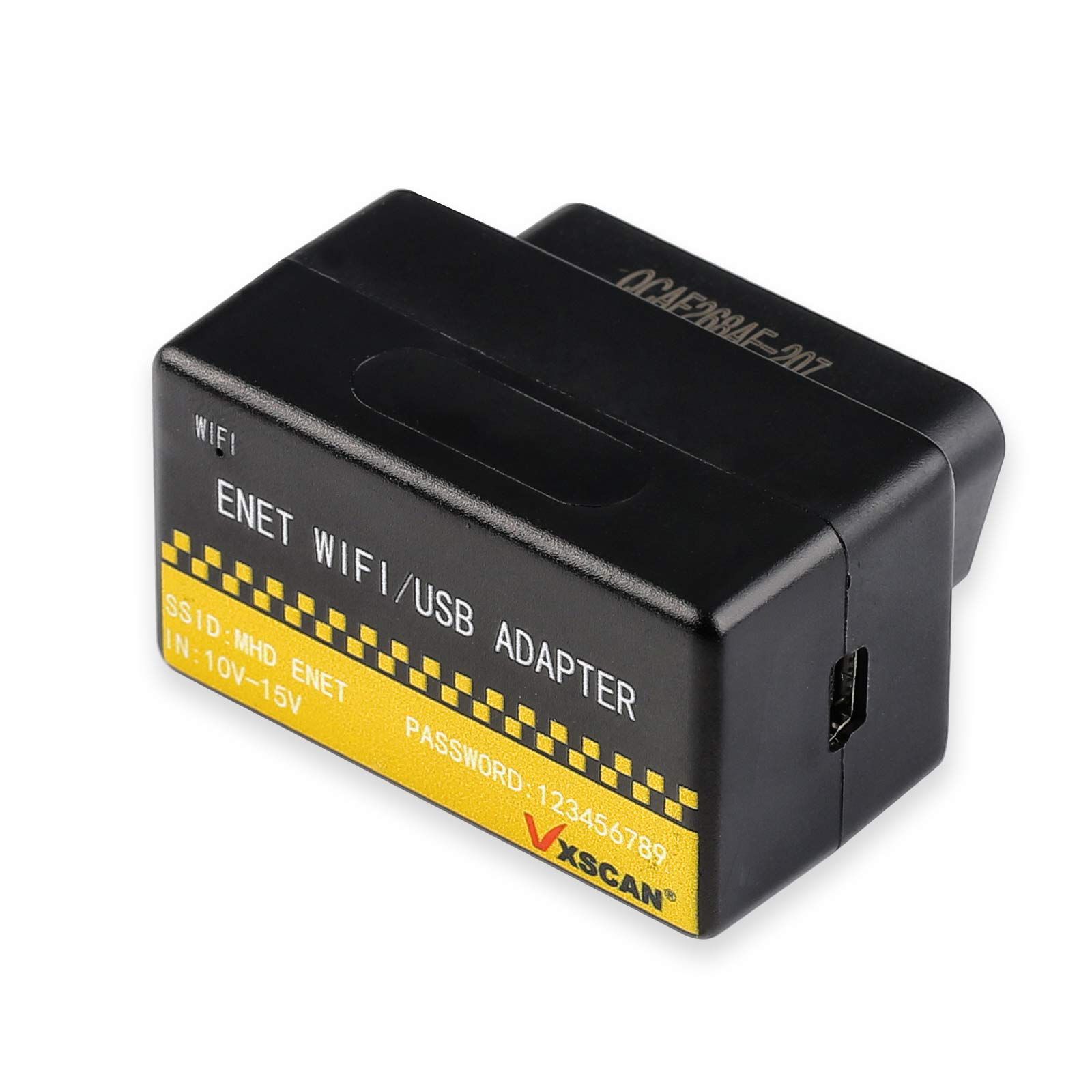 VXSCAN ENET WIFI/USB Adaptador DOIP para VW/VOLVO, BMW F/G-series + Licença para BENZ software W223 C206 213 167