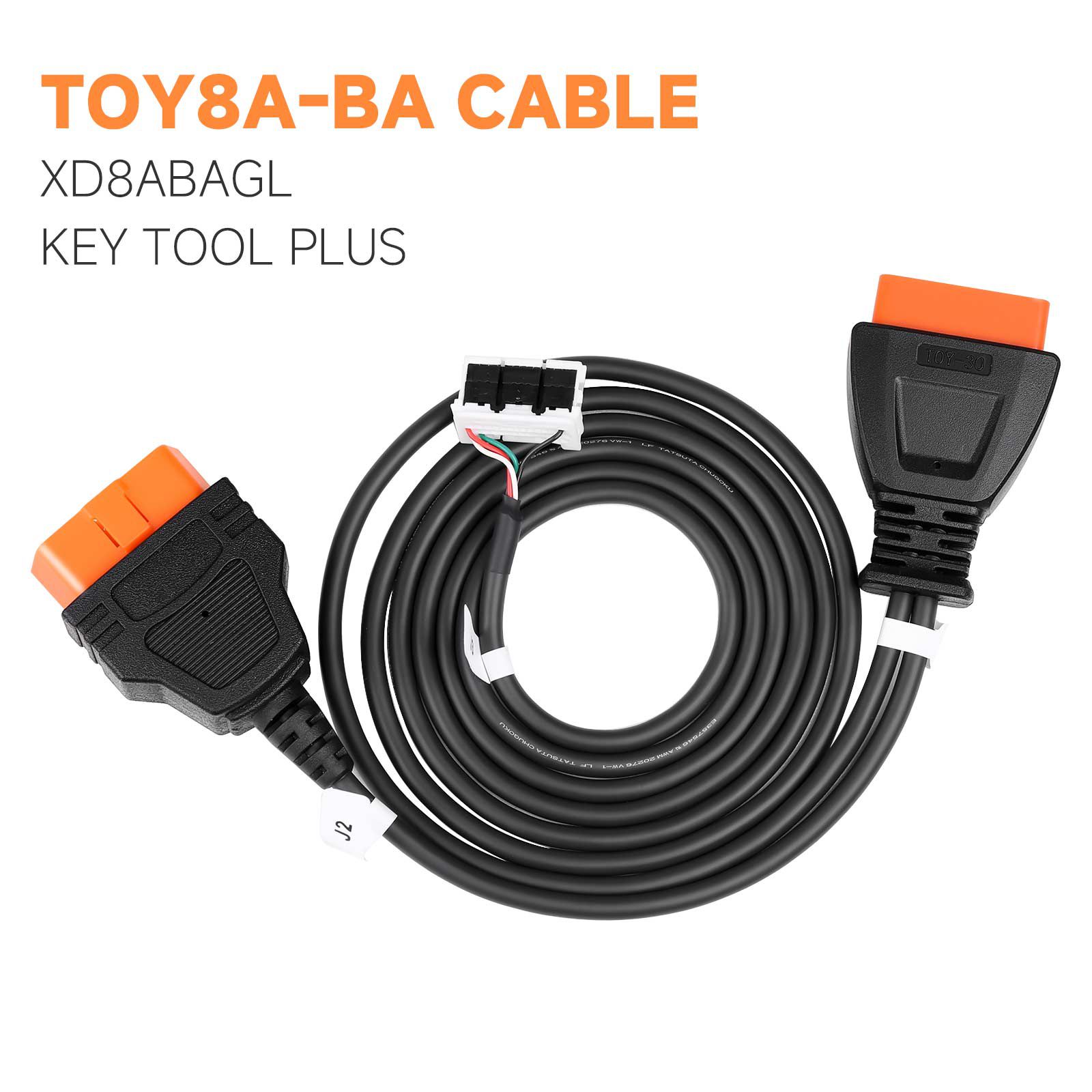 2024 Xhorse Toyota BA TOY-BA Todas as chaves perdidas do adaptador KD8ABAGL para VVDI Key Tool Plus, Key Tool Max Pro e FT-Mini OBD Tool