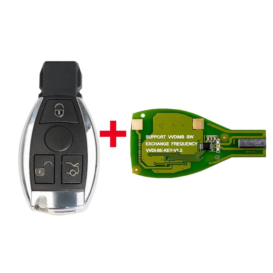 Xhorse VVDI BE Key Pro Melhorado Versão com: Josep 160; Smart Key Shell 3 Button para Mercedes Benz Pacote de Chave Completa