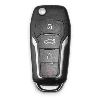 XHORSE XNFO01EN Universal Remote Key 4 Buttons Wireless For Ford (Versão Inglesa) 5pcs/lot