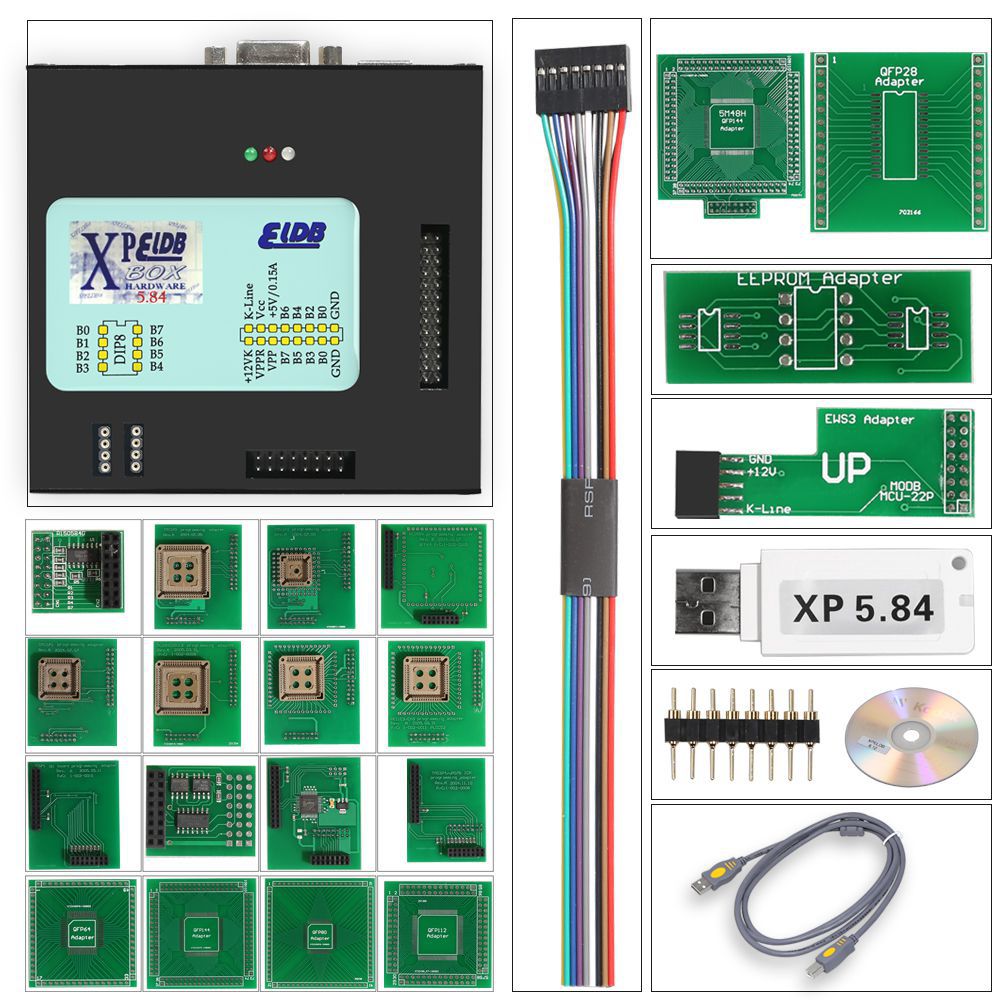 XPROG-M X-PROG Box ECU Programmer XPROG-M V5.84 com USB Dongle