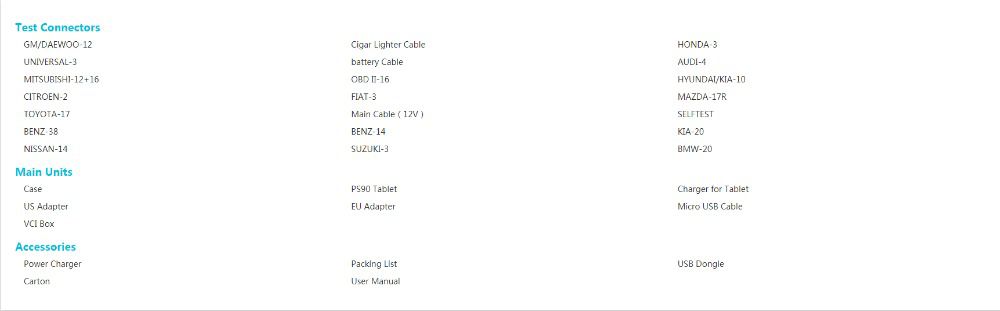 XTOOL PS90 Automotive OBD2 Carro ferramenta de diagnóstico