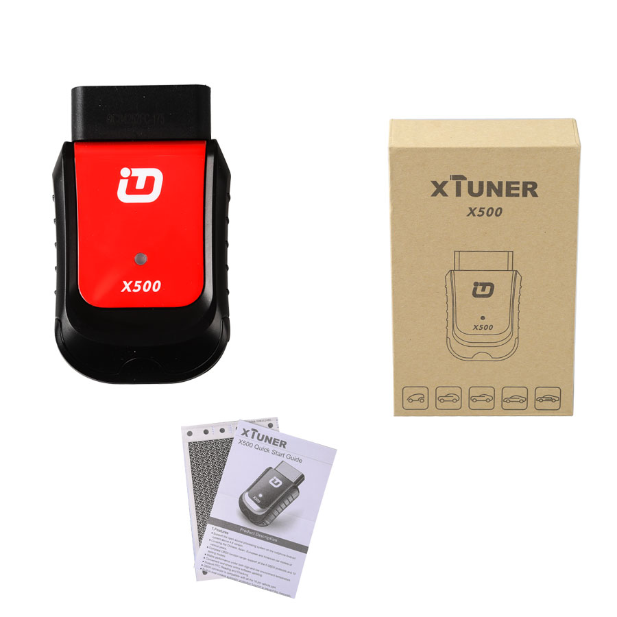 XTUNER X500 Ferramenta de Diagnóstico de Funções Especiais do Bluetooth do XTUNER trabalha com Android Phone /Pad