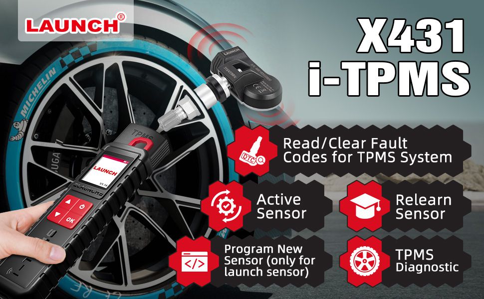 Lançamento X431 i-TPMS Ferramenta de Programação TPMS