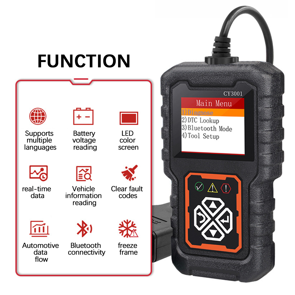 Leitor de código CY3001 OBD2 