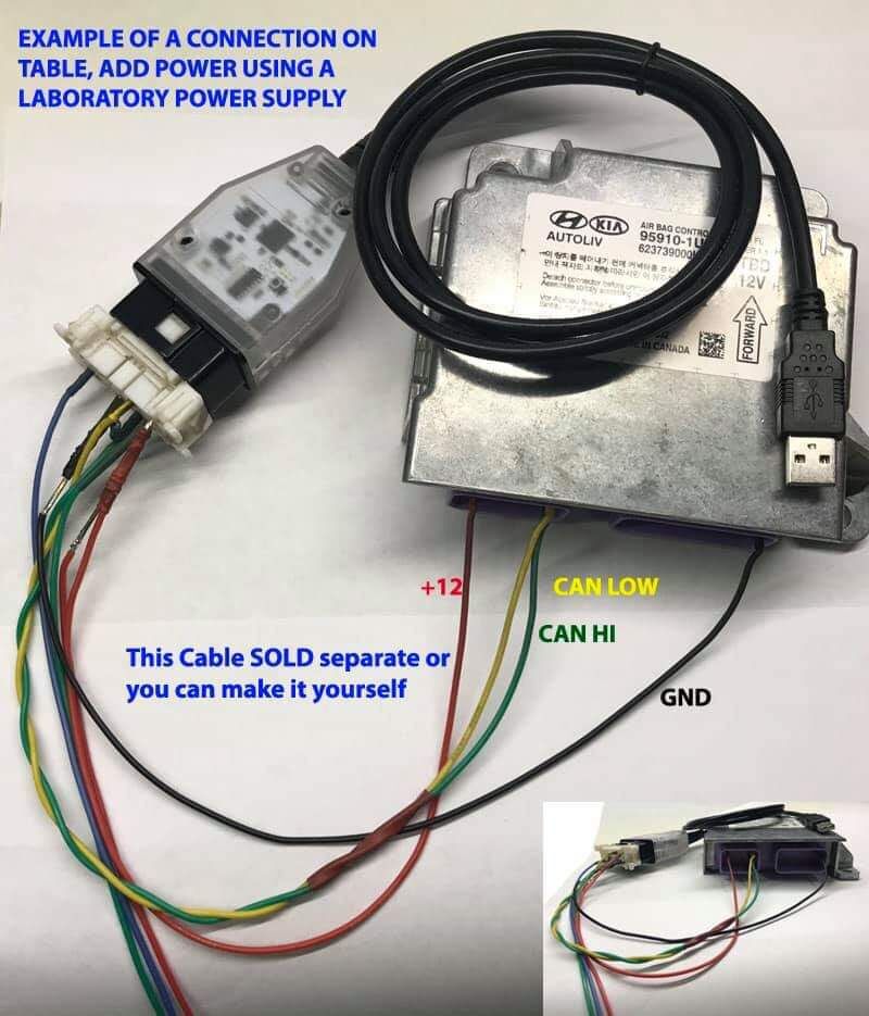Diatronik SRS+DASH+CALC+EPS OBD Tool e GPROG LITE SL Adapter 