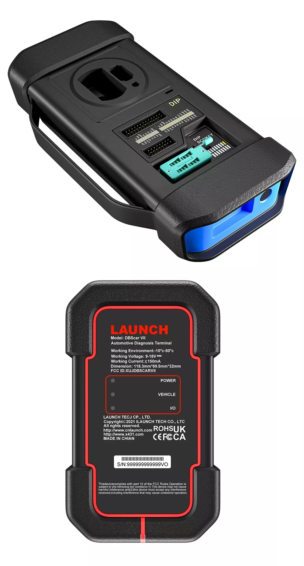 Lançamento X431 IMMO Plus X-PROG 3 chave Programação Todos Syste