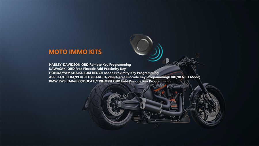 OBDSTAR MOTO IMMO Kits Motocicleta Adaptadores Completos Configurar