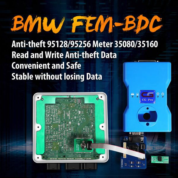 Bmw-fem-bdc-8-pin-adaptador-com-cg-pro