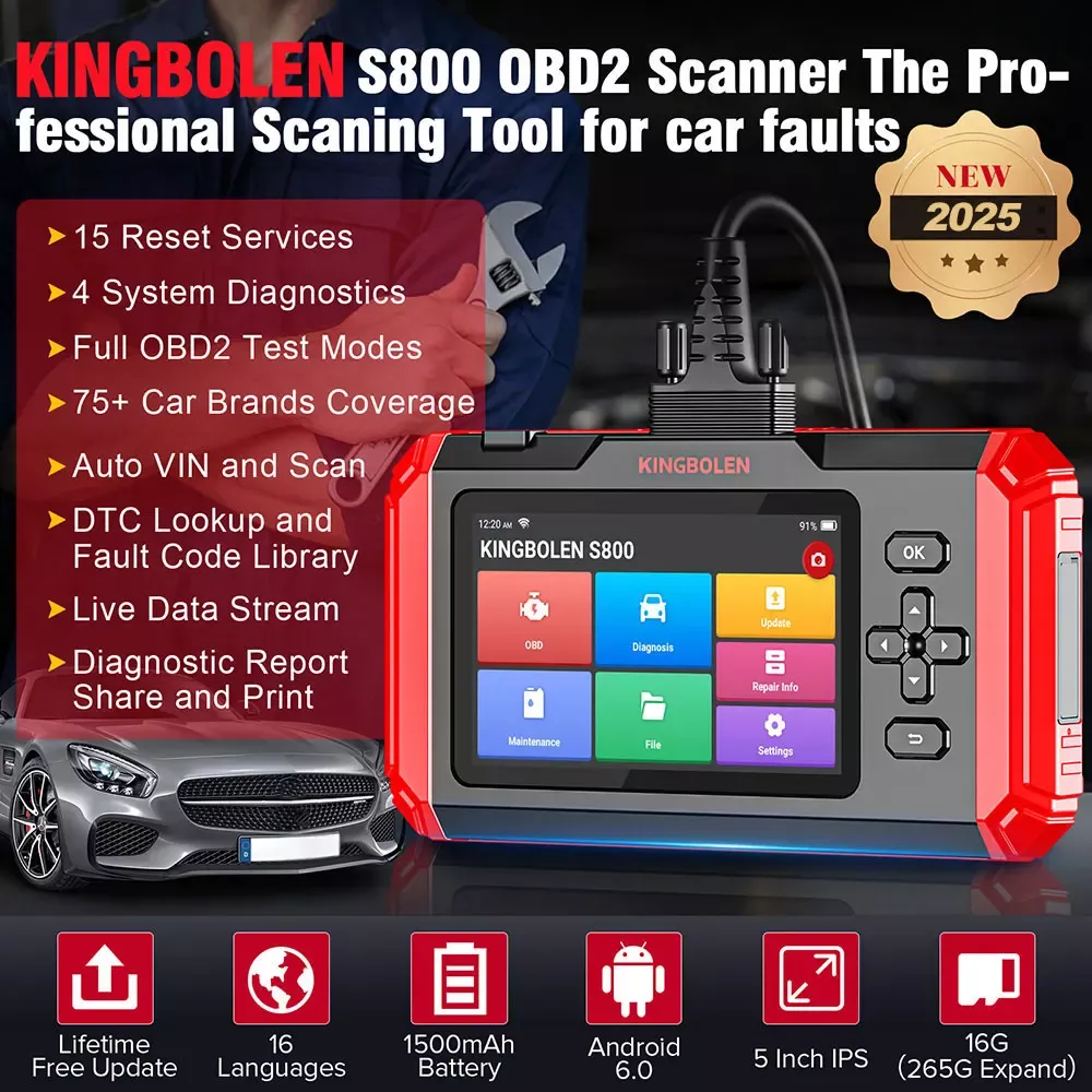 Scanner OBD2 S800