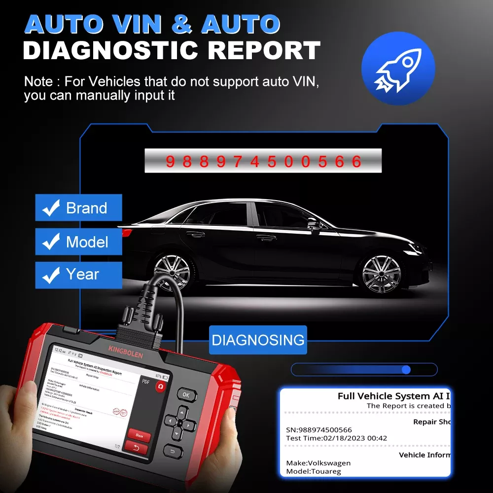 Scanner OBD2 S800