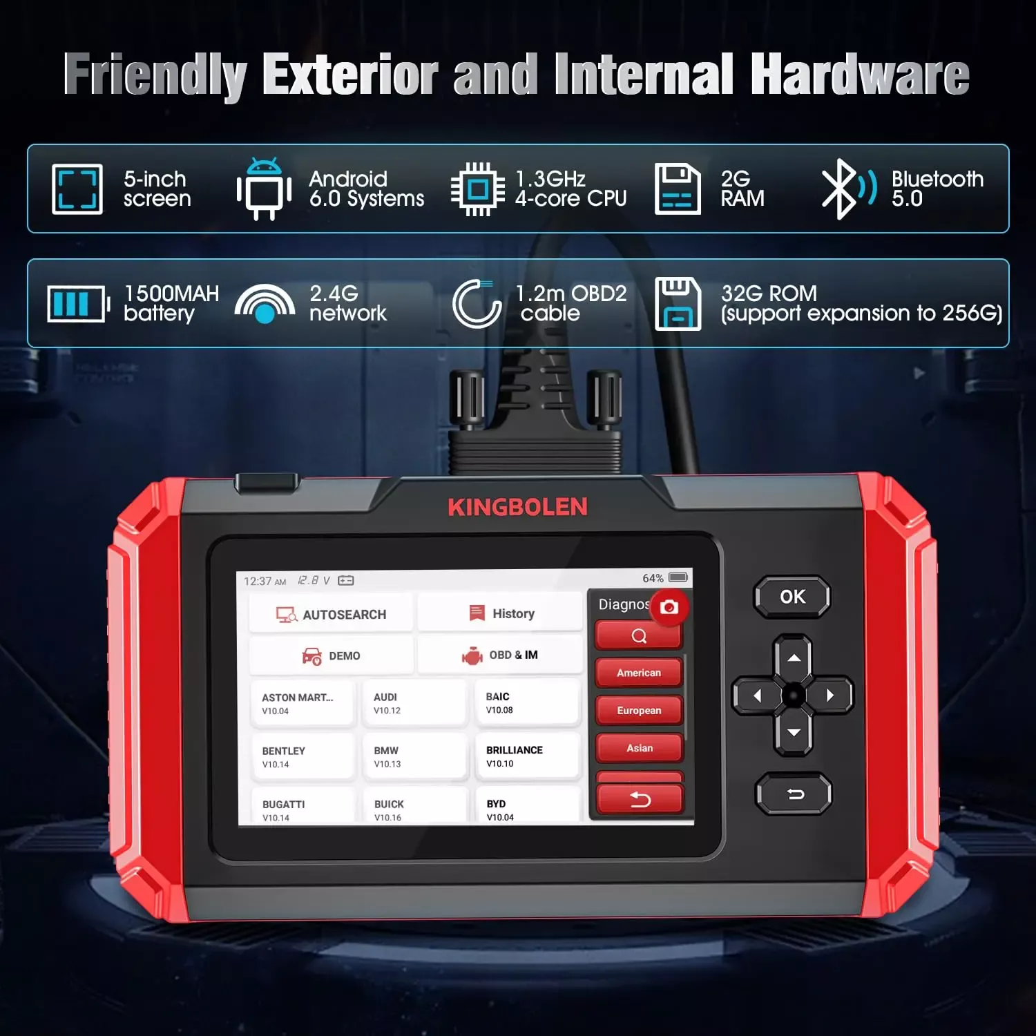 Scanner OBD2 S800