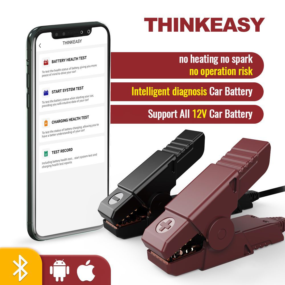 Nova Chegada THINKCAR ThinkEASY Bateria Tester