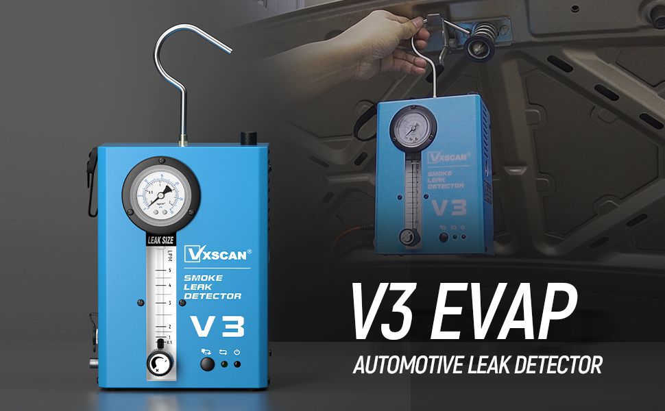 Detector de vazamento de fumaça automotivo VXSCAN V3 