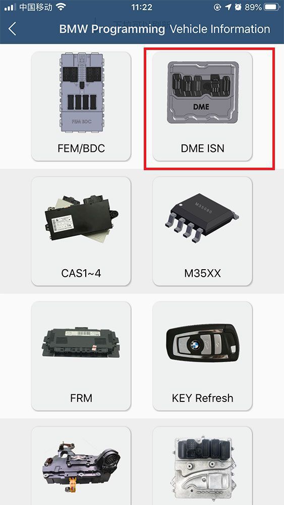 Yanhua ACDP BMW-DME-Adaptador X7 Banco Interface Board para N57 