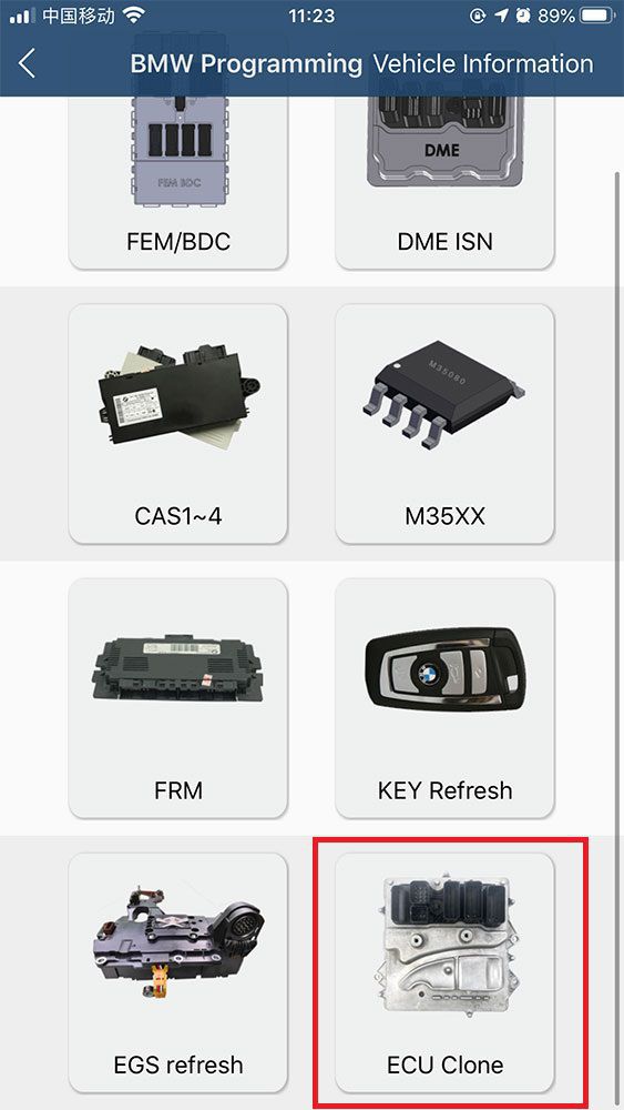 Yanhua ACDP BMW-DME-Adaptador X7 Banco Interface Board para N57 