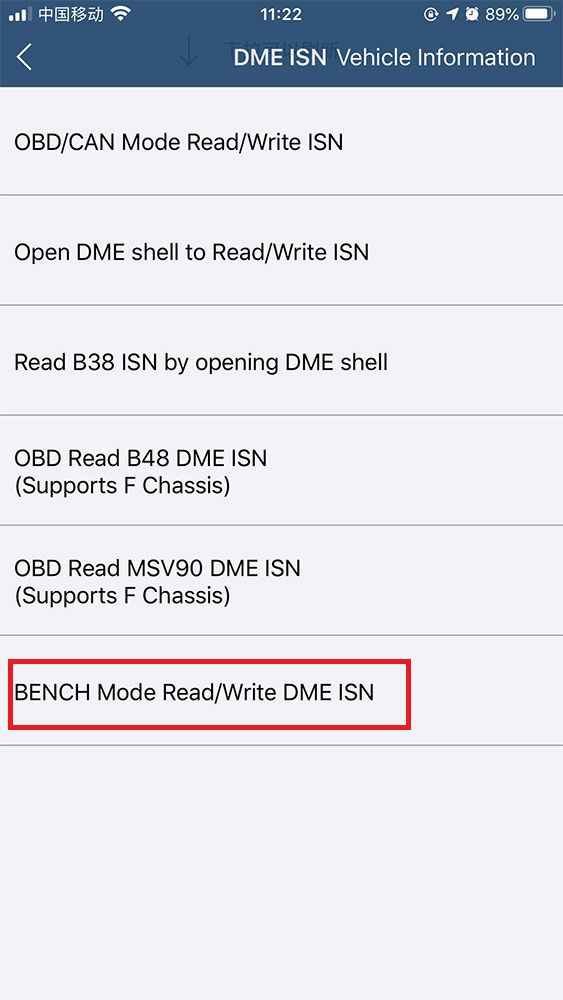 Yanhua ACDP BMW-DME-Adaptador X4 Banco Interface Board
