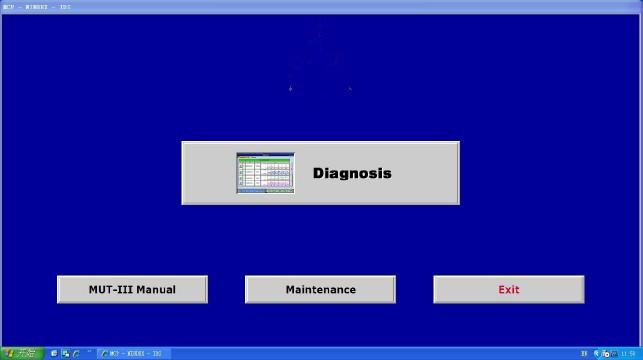 Ferramenta de Diagnóstico e Programação MUT -3 para Mitsubishi Software -2