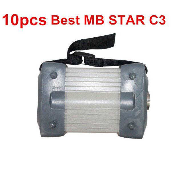 10PCS Best Quality MB Star C3 Pro for Benz Trucks +Carros Atualizar para 2014.09