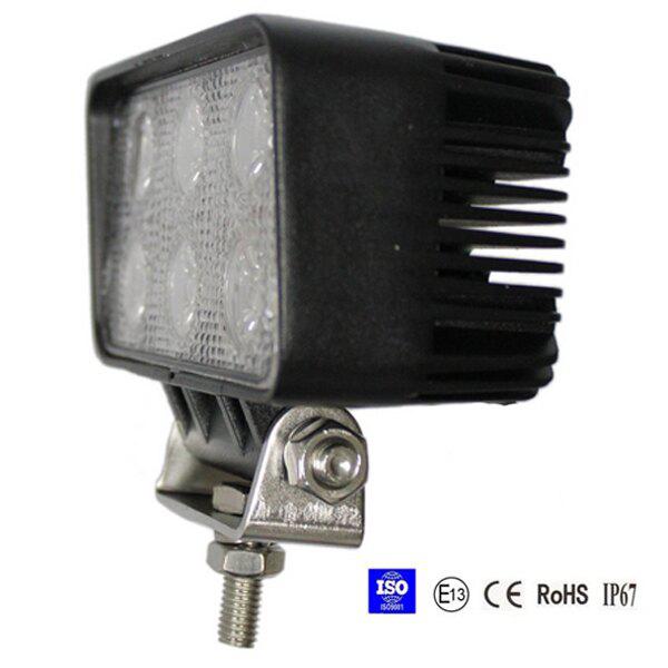 18W Spot /Flood LED Work Light OffRoad Jeep Boat Truck IP67 12V 24V