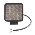 48W flood LED Work Light 12V 24V Jeep boat off road 4WD caminhão que trabalha lâmpada 6000K