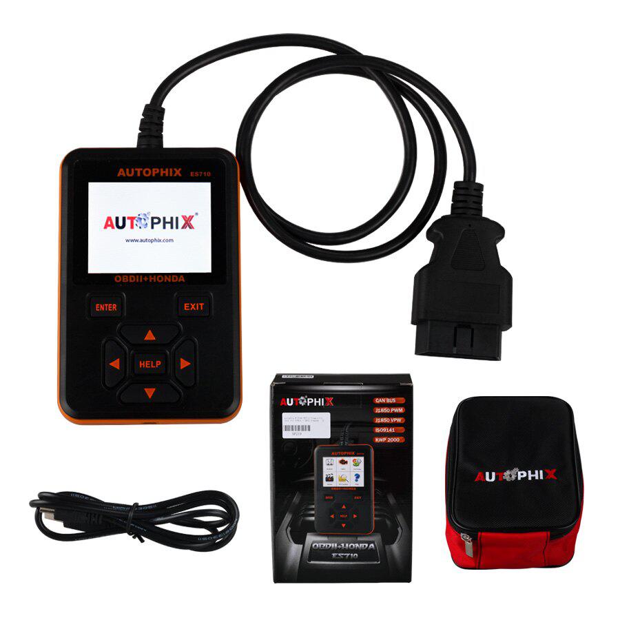 Autophix E - SCAN ES710 Instrumento de diagnóstico para HONDA +OBD2Scanner