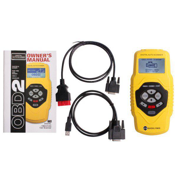 Ferramenta de Digitalização de Diagnóstico Superior OBDII Auto Scanner T79 (Actualização Multilingual Amarela) Garantia de um ANO