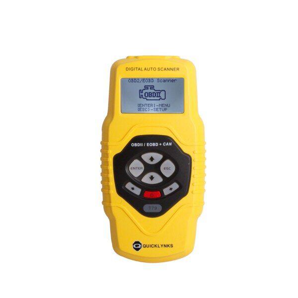 Ferramenta de Digitalização de Diagnóstico Superior OBDII Auto Scanner T79 (Actualização Multilingual Amarela) Garantia de um ANO