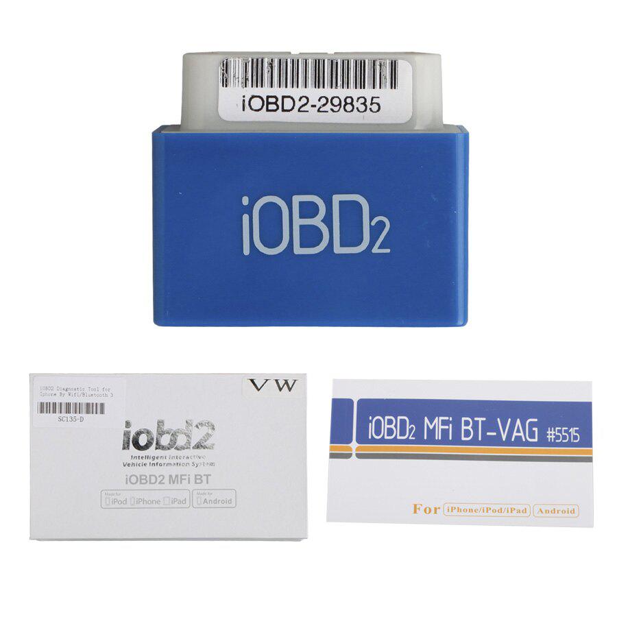 Ferramenta de Diagnóstico iOBD2 EOBD2 para Android para VW AUDI /SKODA /SEAT Support IOS E Android