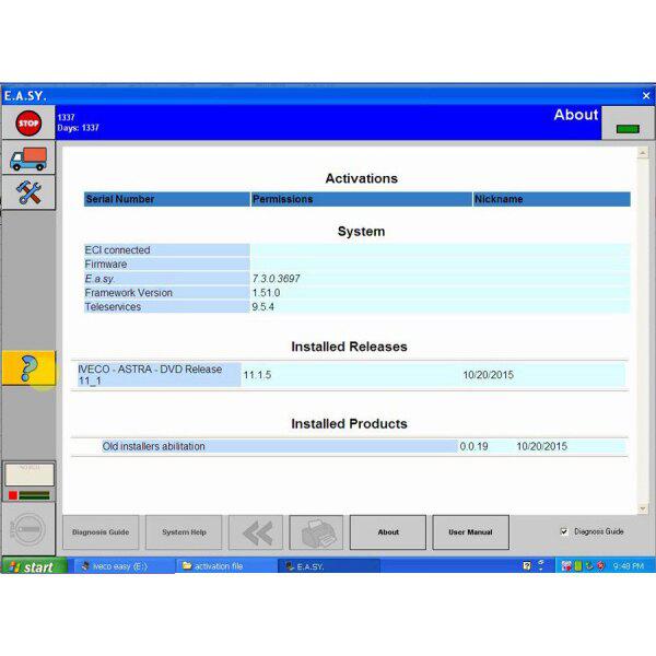 Iveco Easy E.A.SY (Electronic Advanced System) Software e Keygen