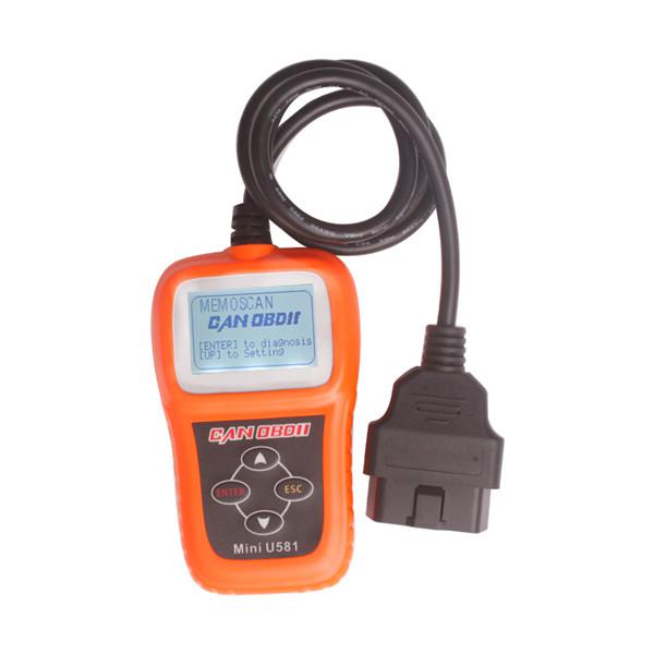 Memoscan Mini U581 CAN OBDII /EOBDII Reader Support Multi languages Update Online