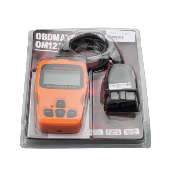 AUTOPHIX OM123 OBD2 EOBD CAN Leitor de código manual do motor (cor Laranja)