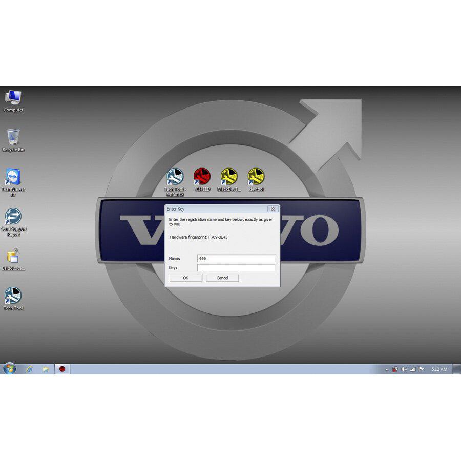 PTT Software 2.03.20 para Volvo 88890300 Interface de Vocom Pré -instalado EM 500GB New Sata HDD