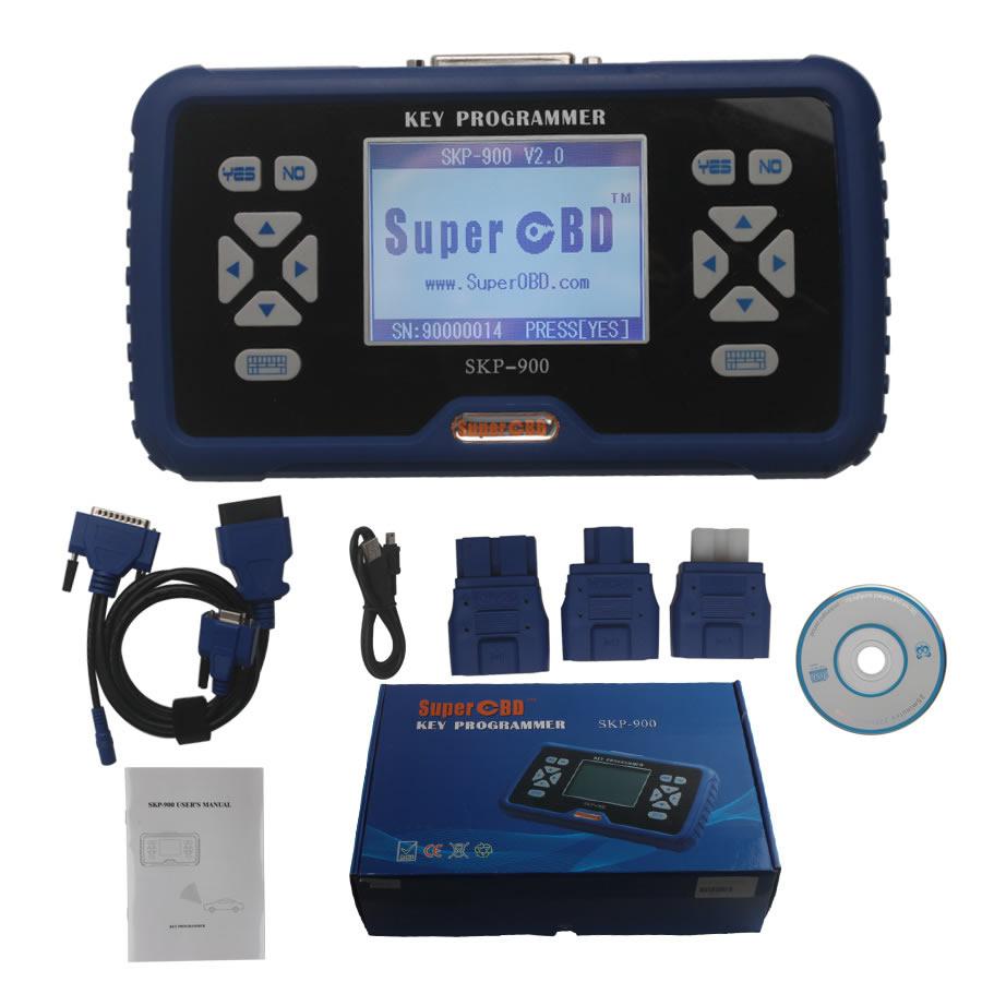 SuperOBD SKP -900 Programador OBD2 Auto -Chave Português Versão 4.1