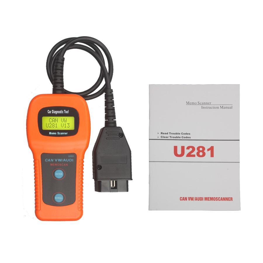 Memoscan U281 VW Audi Seat can -BUS OBD Code Reader