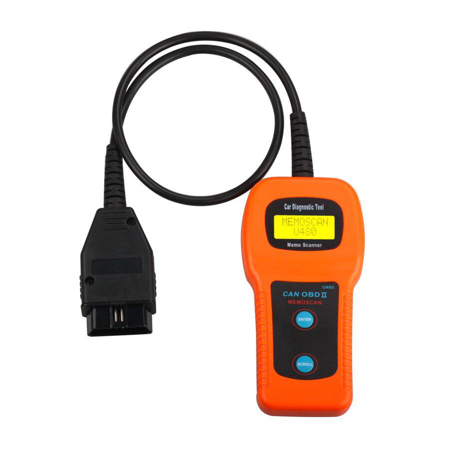 U480 OBD2 PODE BUS Code Scanner OBDII Leitor de código do motor