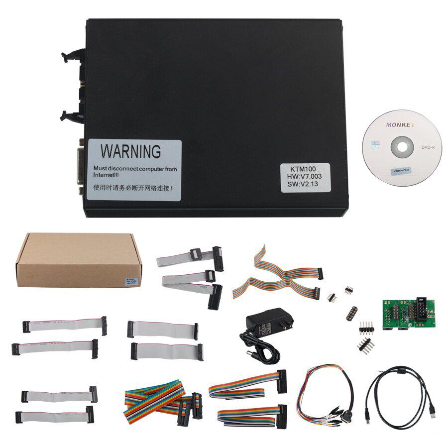 V2.13 FW V7.003 KTM100 KTAG ECU Programming Tool Master Version with Renew Button Unlimited Token