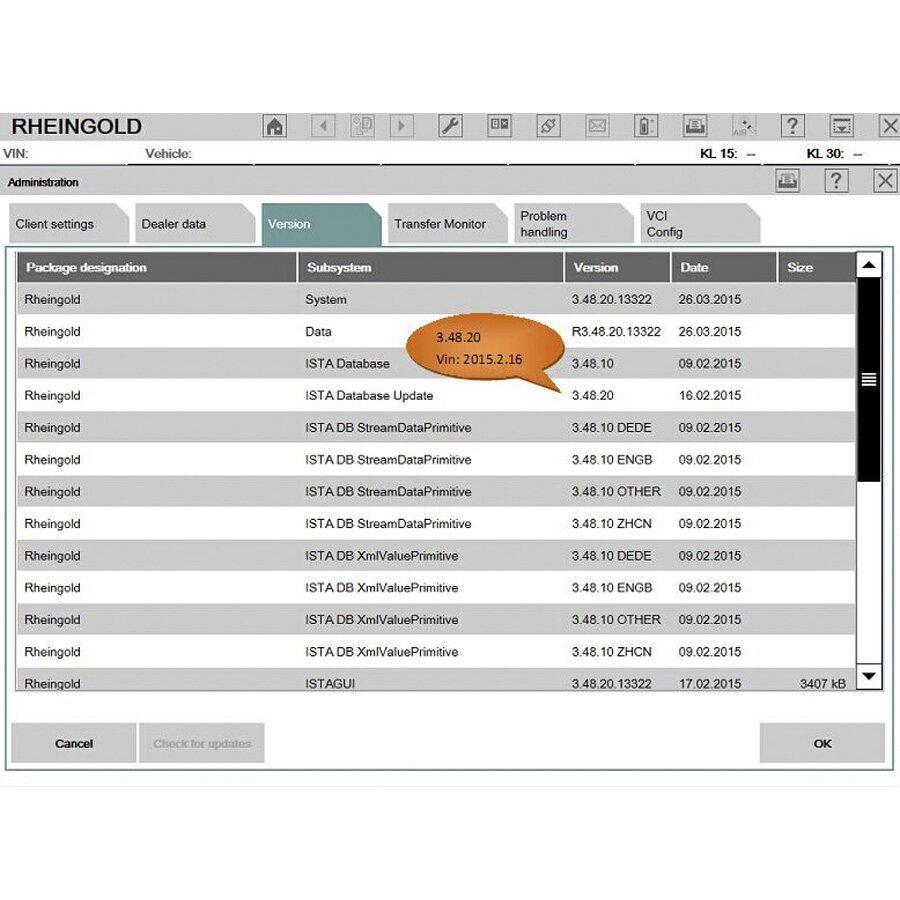 V2015.3 Rheingold ISTA -D 3.48.20 ISTA -P 3.55.1.001 For BMW ICOM Win8 System 500GB New HDD SEM USB Dongle