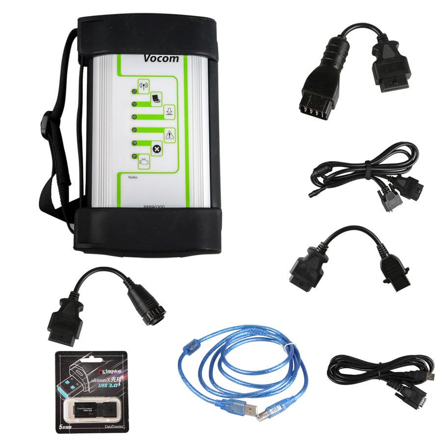 Interface Vocom Volvo /Renault /UD /Mack Multi -Linguagens Truck Diagnose