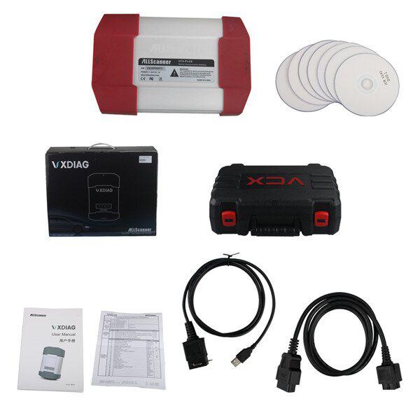 VXDIAG MULTI Diagnostic Tool 4 in 1 for HONDA V3.014 +FORD &MAZDA V98 +JLR V141 WIN XP /WIN 7 /WIN8 /WIN10