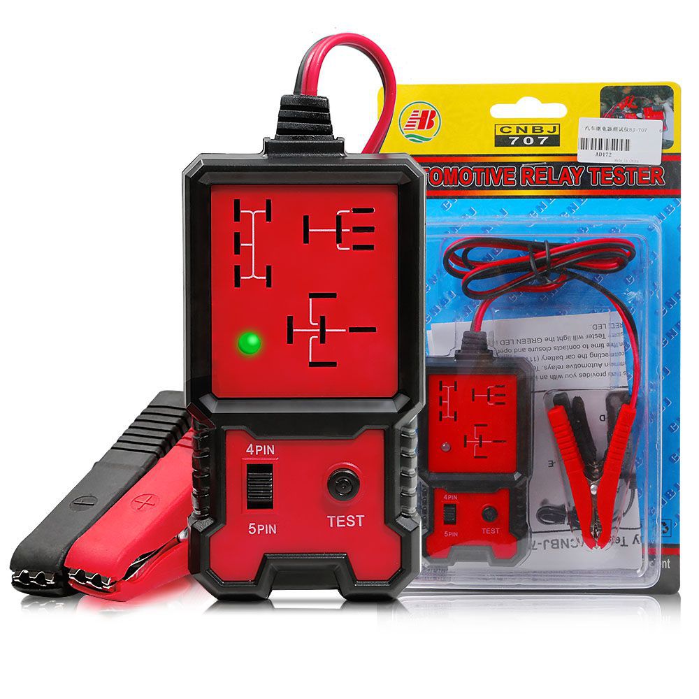 12V Eletrônico Automotivo Relé Tester Auto Car Diagnostic Battery Checker Tool