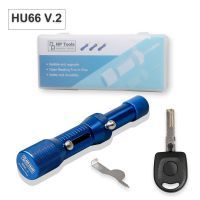 2 in 1 HU66 V.2 Professional Schlosser Werkzeug für Audi VW HU66 Lock Pick und Decoder Quick Open Tool