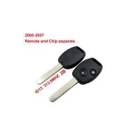 ID Da Chave Remota 2 Button e Chip Separate:13 (313.8MHZ) para 2005 -2007 Honda
