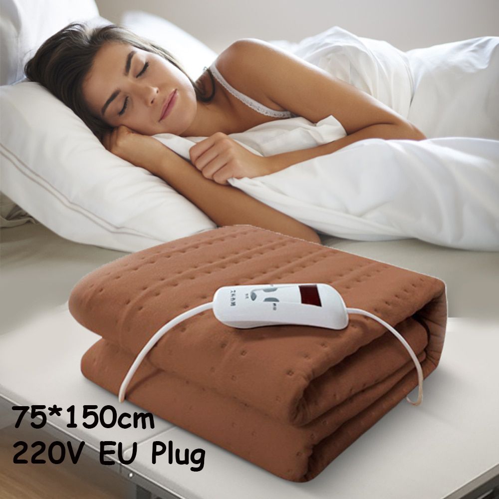 220V Cobertor Elétrico Automático Aquecimento Termostato Throw Blanket Body Warmer Cama Colchão Elétrico Tapetes Aquecidos Mat EU Plug