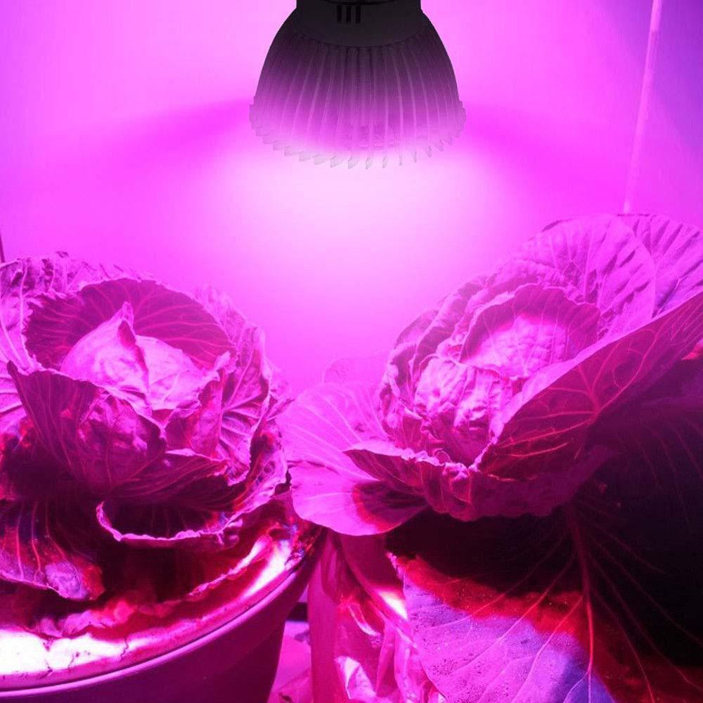 Nova 28W E27 LED Grow Lamp Flower Seed Plants Hydroponic Grow Light Lamp Bulb Full Spectrum Plant Light Light Light Light