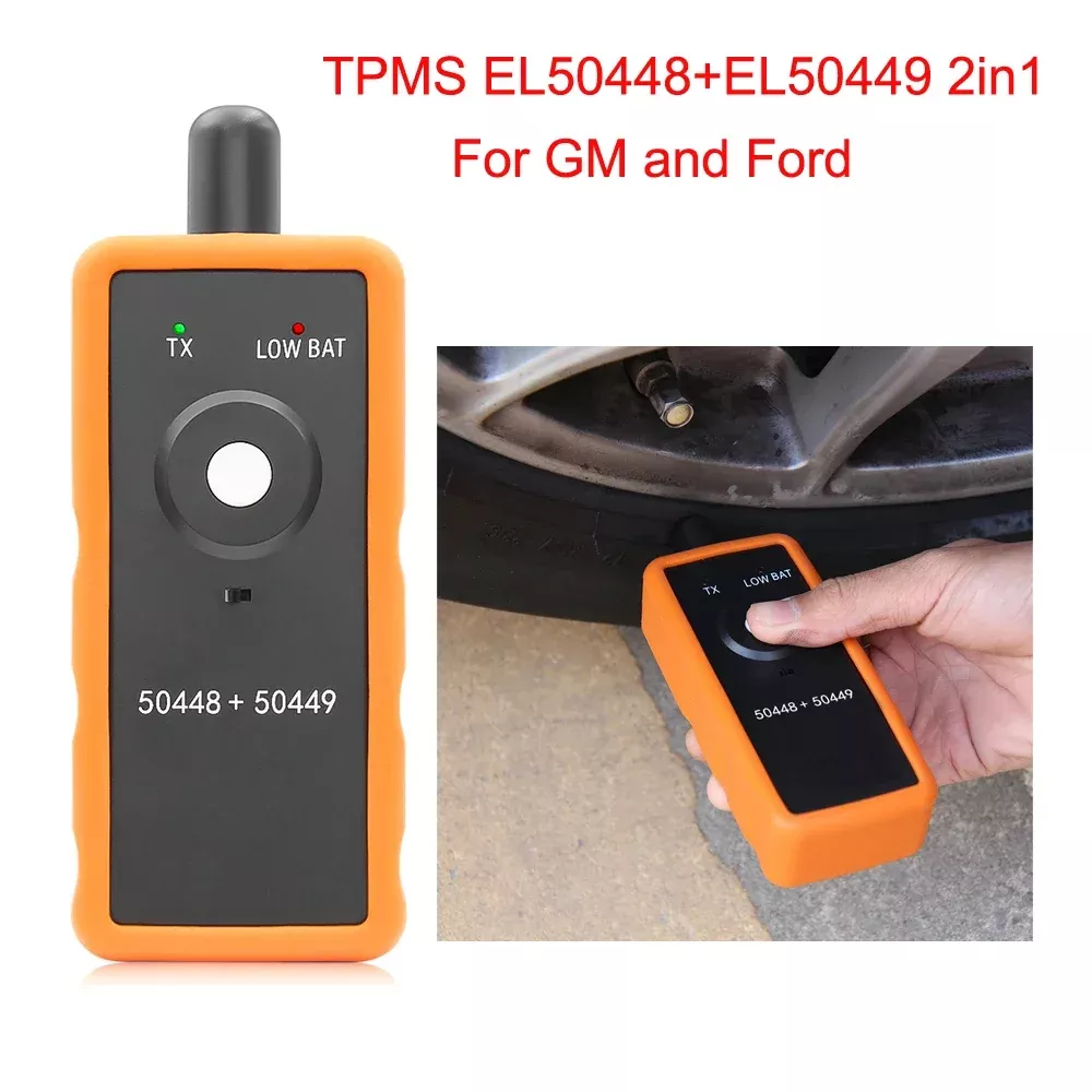 2in1 EL-50448 Plus EL-50449 Auto Band Pressure Monitor Sensor OEC-T5 El 50448 Voor Gm/Opel 50449 Voor Ford Tpms Reset Tool