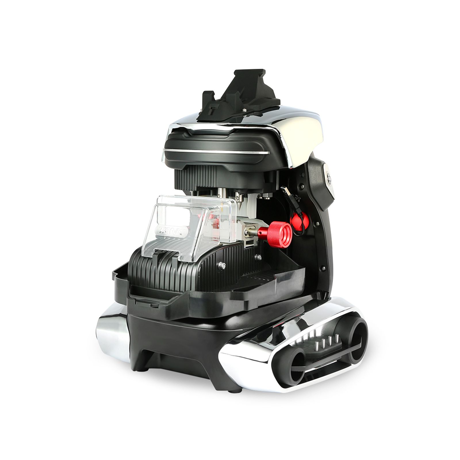 2024 2M2 TANK 2 Pro TANK II Pro Máquina de corte de chaves CNC Adicionar chaves de casa Mul-T-lock, Dimple, chaves de vários pontos com controle de APP móvel da concha protetora