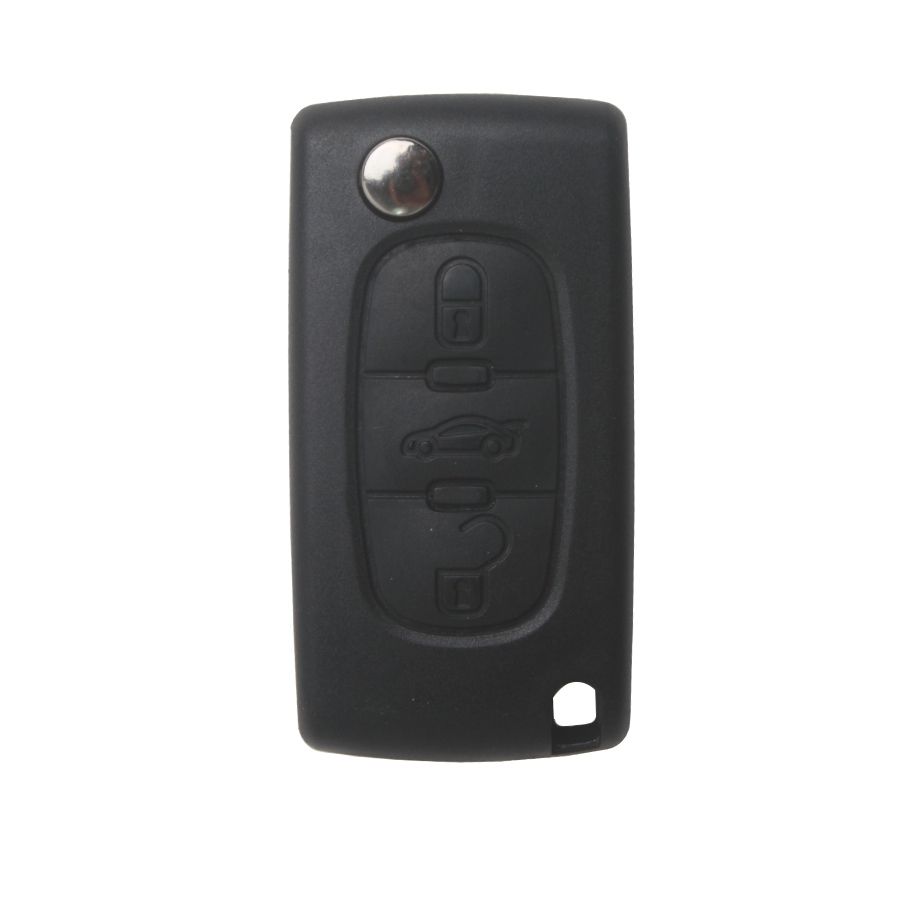 3 Button Remote Key Shell (VA2) para Peugeot 5pcs /lote
